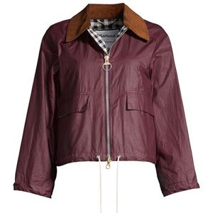 Alexa Chung Barbour jacket - purple with tags